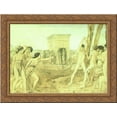 thumbnail image 1 of Young Spartans Exercising 24x18 Gold Ornate Wood Framed Canvas Art by Edgar Degas, 1 of 2