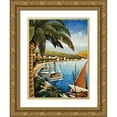 thumbnail image 1 of Young, Thomas 15x18 Gold Ornate Wood Framed with Double Matting Museum Art Print Titled - Cote d Azur I, 1 of 4