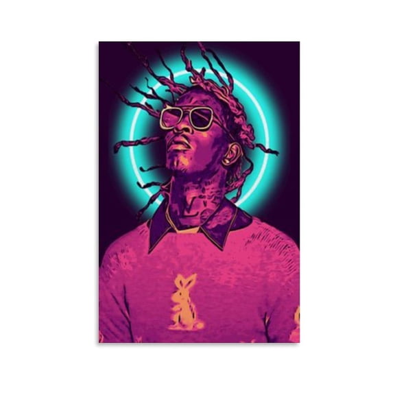 Young Thug (3) Canvas Poster Bedroom Decor Office Room Decor Gift