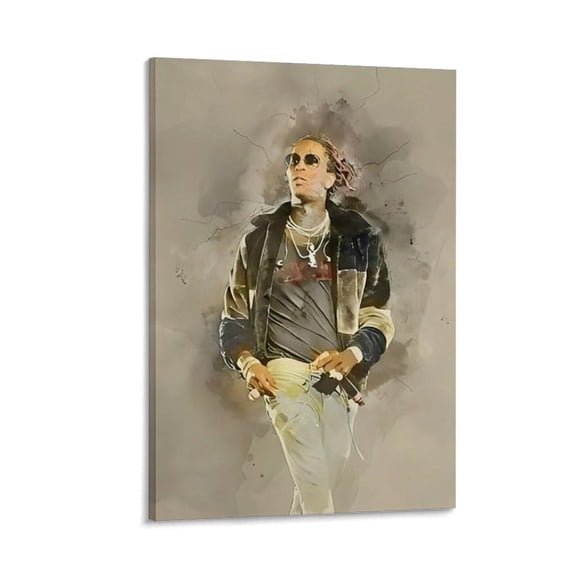 Young Thug Canvas Poster Bedroom Decor Office Room Decor Gift