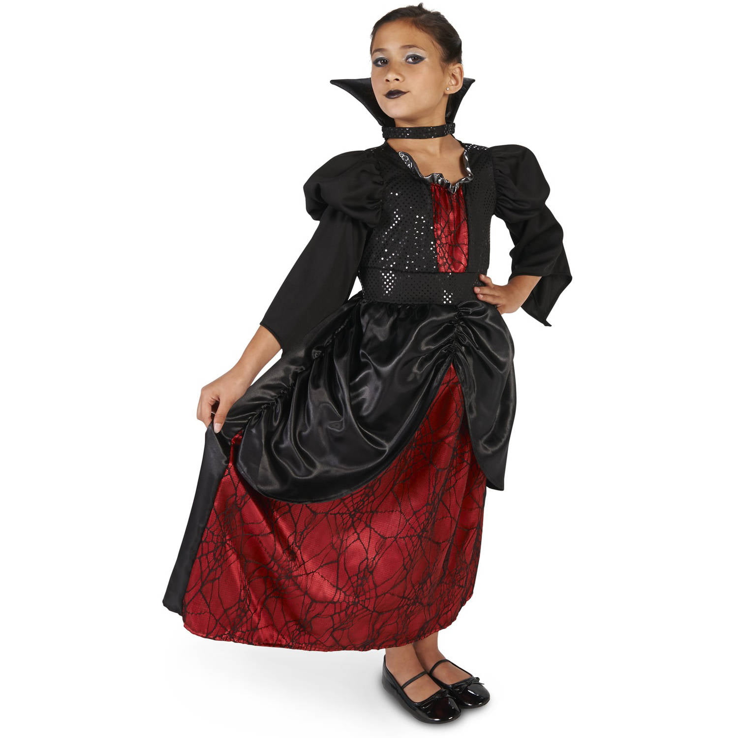 Young Vampire Queen Child Halloween Costume - Walmart.com