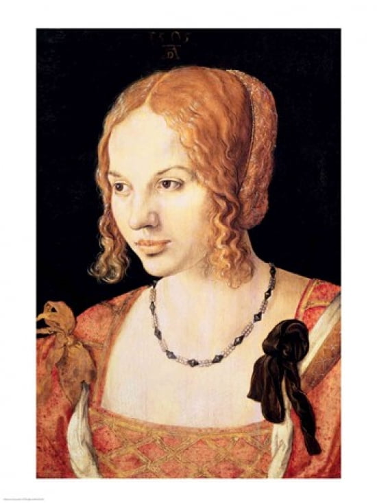 Young Venetian Woman Canvas Art - Albrecht Durer (18 x 24)