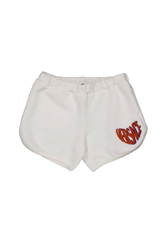 Girls Embroidered Logo Shorts, Size 10Y