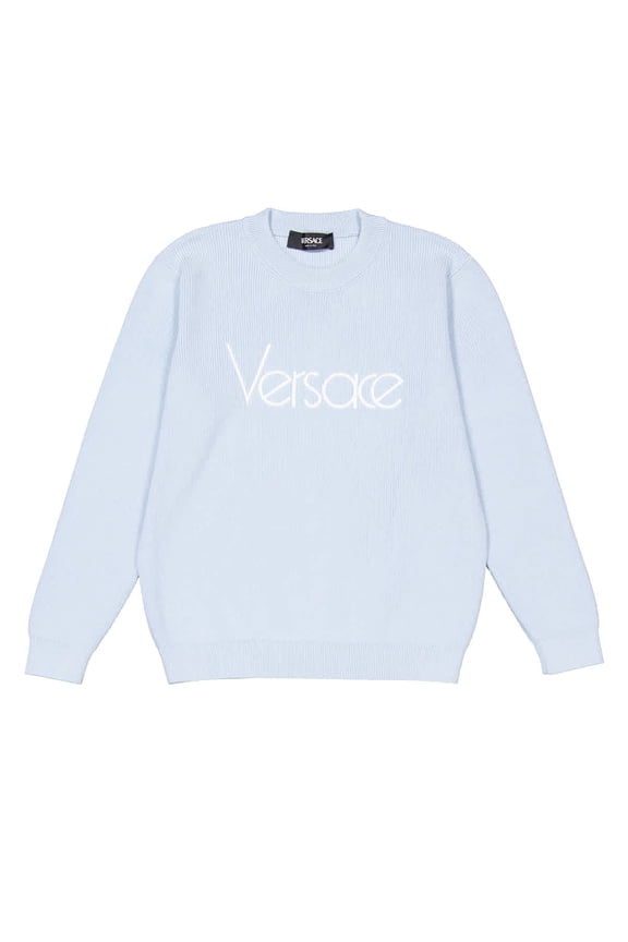 Logo-Embroidered Pullover Sweater, Size 8Y