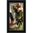 thumbnail image 1 of Young Woman Arranging Her Hair 16x24 Black Ornate Wood Framed Canvas Art by Alexander, John White, 1 of 2