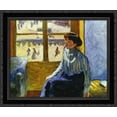 thumbnail image 1 of Young Woman Before the Window 24x20 Black Ornate Wood Framed Canvas Art by Bonnard, Pierre, 1 of 2