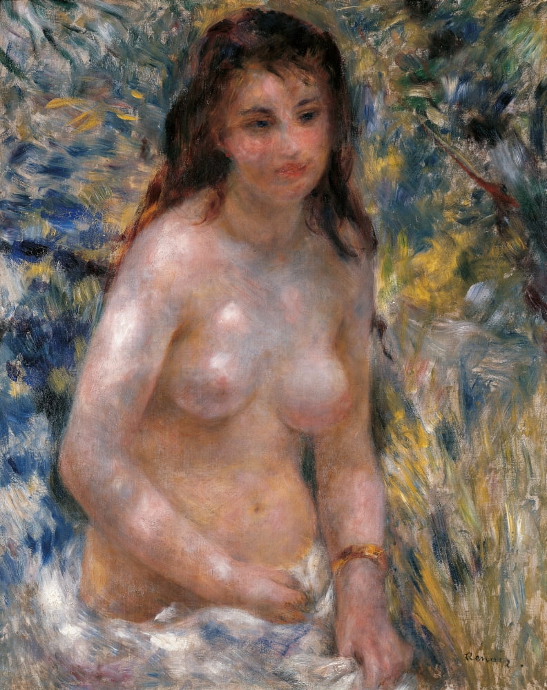 Young Woman In The Sun Canvas Art - (18 x 24)