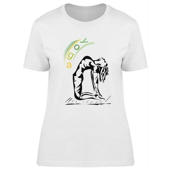 Young Woman Practicing Yoga T-Shirt Women -Image by Shutterstock, Female Small