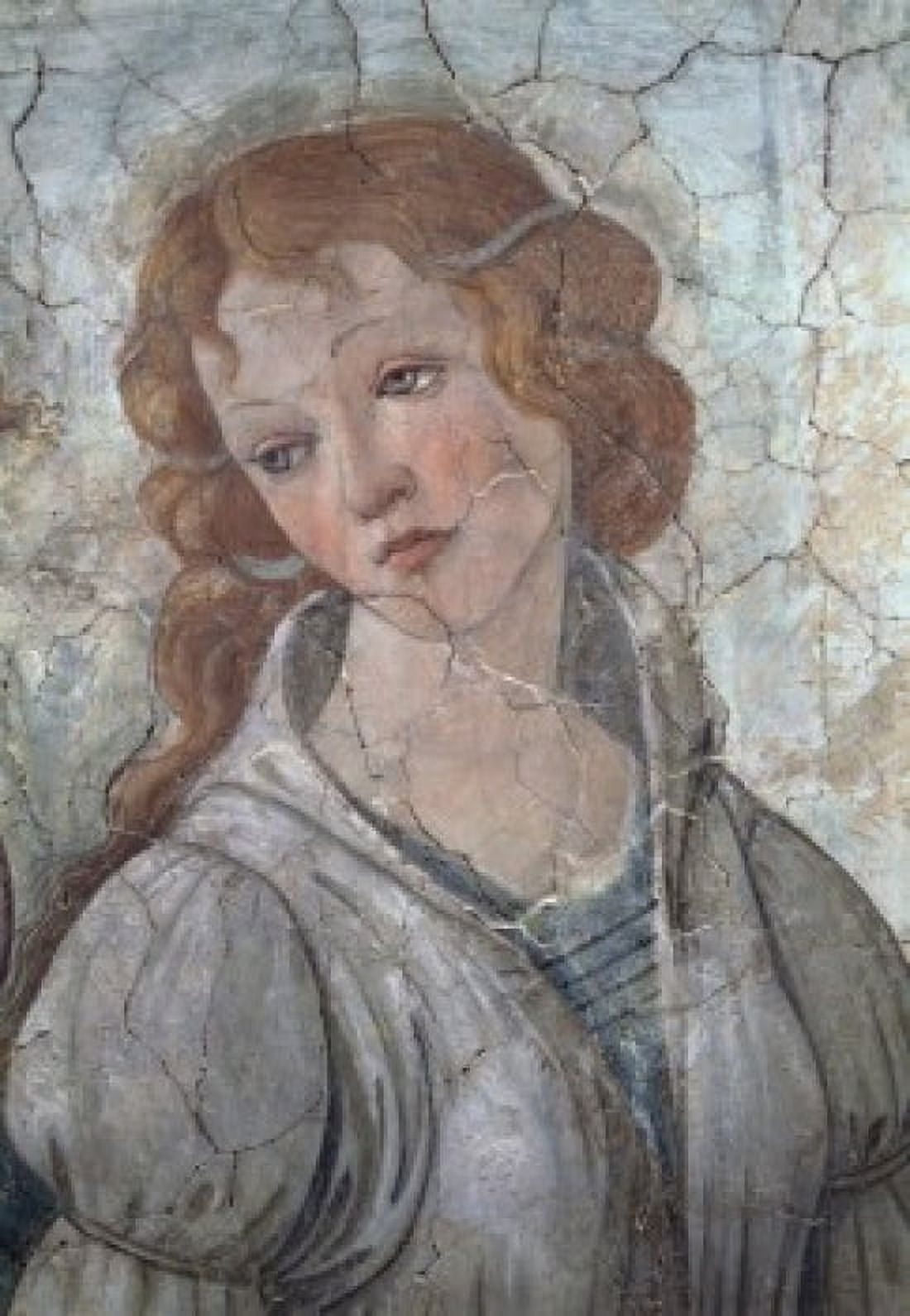 A Young Woman Receives Gifts From Venus And The Three Graces (detail) Sandro Botticelli (1444-1510 Italian) Fresco Musee du Louvre Paris France Canvas Art - Sandro Botticelli (18 x 24)