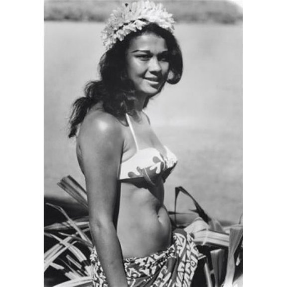 Young Woman Smiling Poster Print - 18 x 24 in.