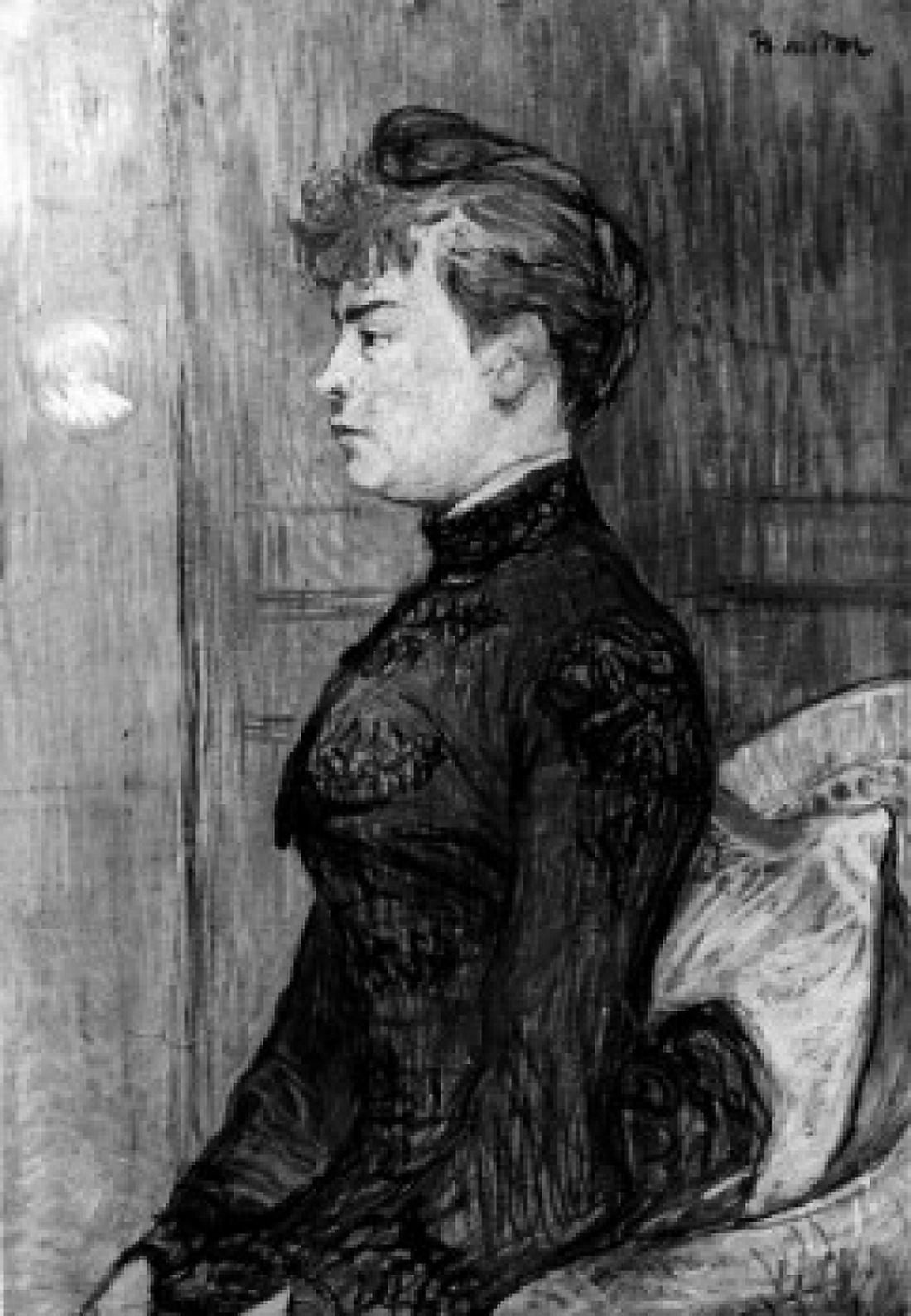 Young Woman by Henri de Toulouse-Lautrec 1864-1901 Canvas Art - Henri de Toulouse-Lautrec (18 x 24)