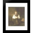 thumbnail image 1 of Young Woman with a Broom 20x24 Framed Art Print by Rembrandt, 1 of 2