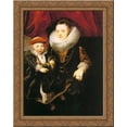thumbnail image 1 of Young Woman with a Child 20x23 Gold Ornate Wood Framed Canvas Art by Dyck, Sir Anthony van, 1 of 2