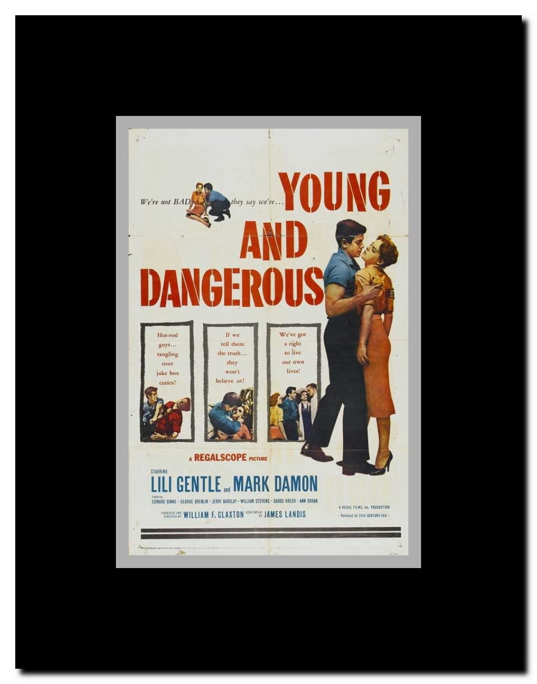 Young and Dangerous Framed Movie Poster