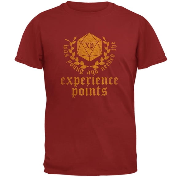 Young and Needed the Experience Points Mens T Shirt