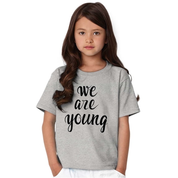 Young and Pretty Inspirational Lyrics Girls Kids T Shirt Tees Teen Brisco Brands M