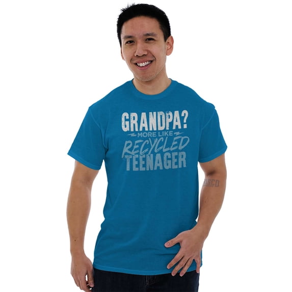 Young at Heart Grandpa Grandparent Men's Graphic T Shirt Tees Brisco Brands L