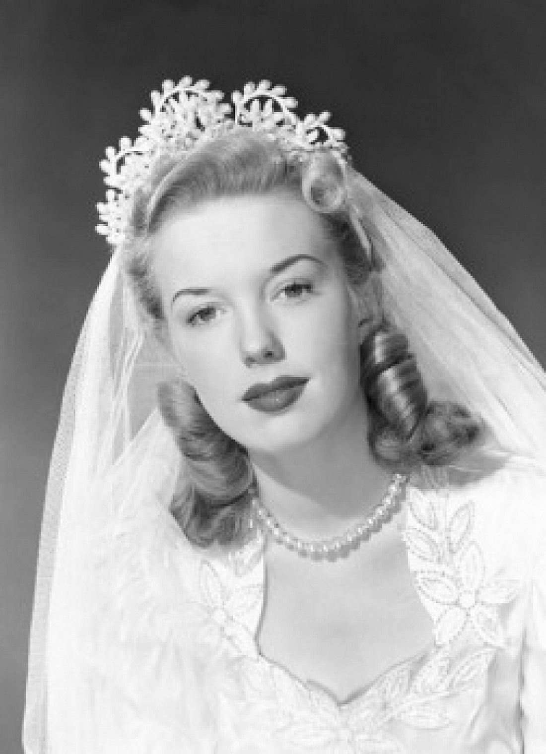 Young bride portrait Canvas Art - (24 x 36)