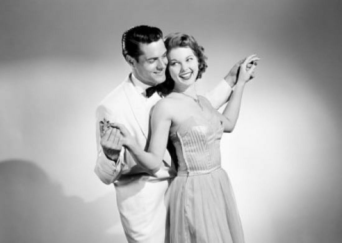 Young couple dancing Canvas Art - (18 x 24)