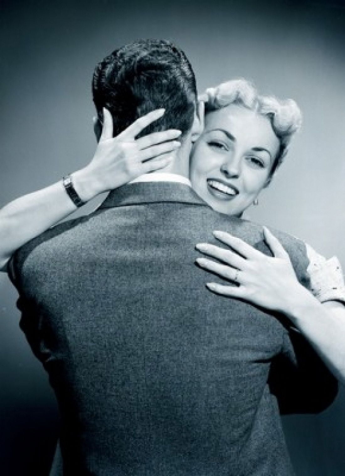 Young couple embracing Canvas Art - (24 x 36)