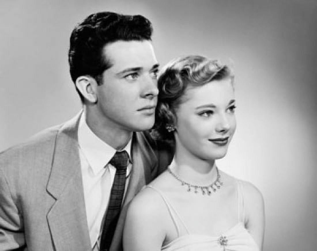 Young couple smiling looking away Canvas Art - (24 x 36)