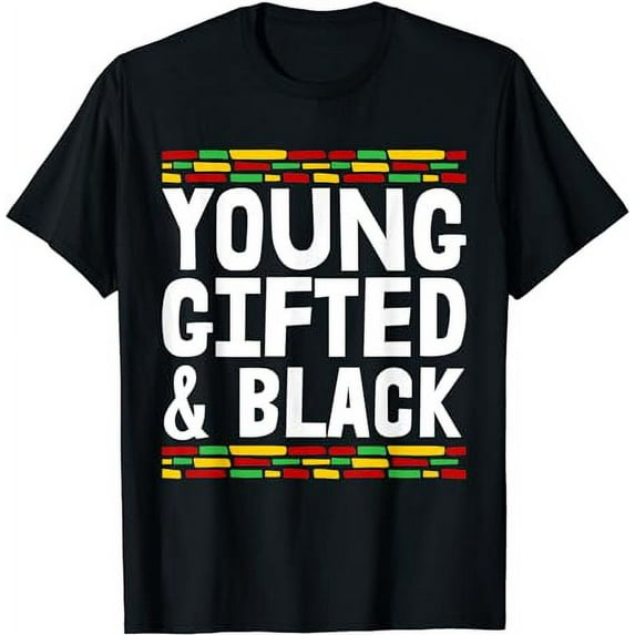 Young ed And Black History Month Retro BLM Melanin Afro T-Shirt