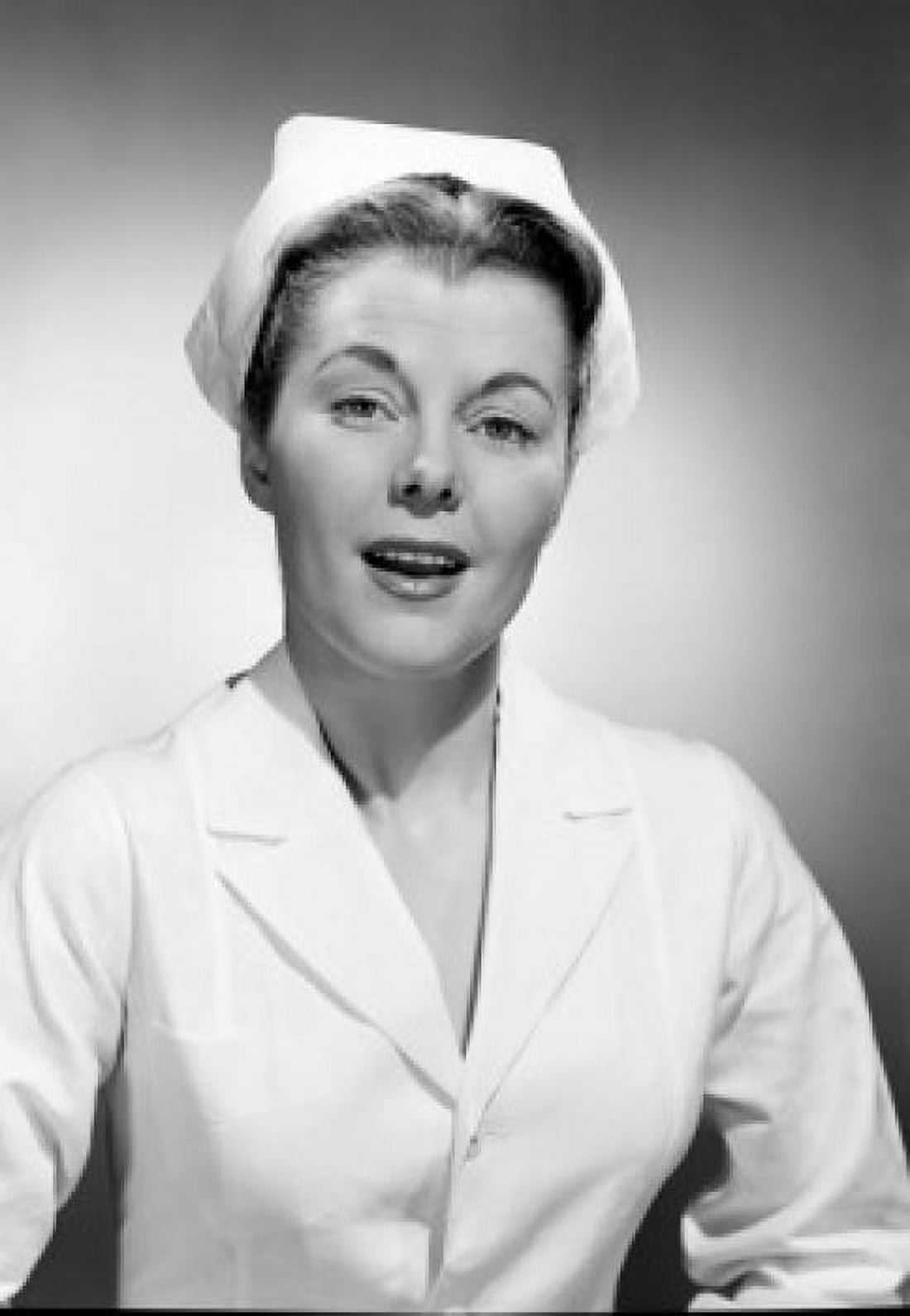 Young nurse portrait Canvas Art - (18 x 24)