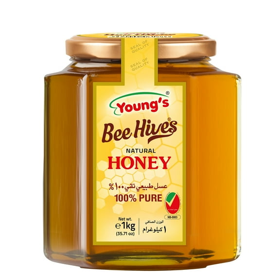 Young's Bee Hives Natural Honey, 1kg