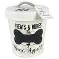 thumbnail image 1 of Young's Inc 7"x7"x8" Ceramic Dog Treat Jar, 1 of 4