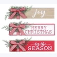 thumbnail image 1 of Young's Inc 94140 - Wood Christmas Tabletop Block Sign, 3 Ast., 1 of 3