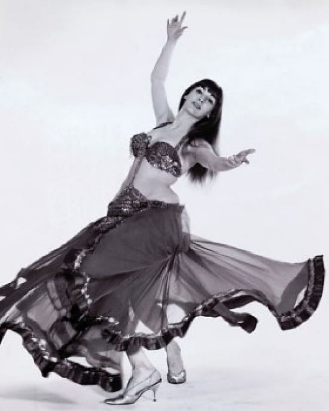 Young woman dancing Canvas Art - (24 x 36)