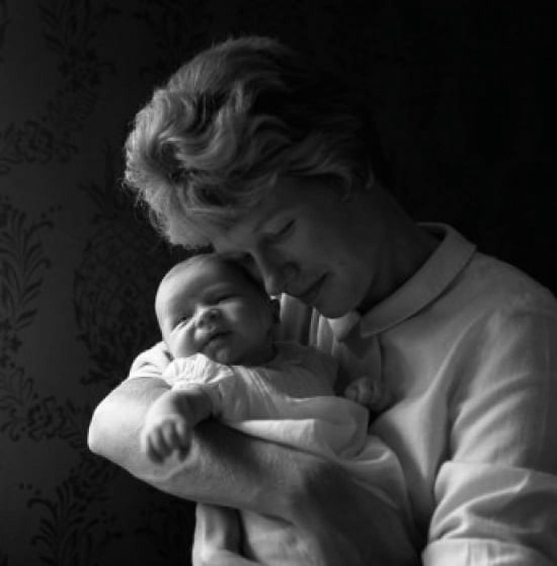Young woman hugging newborn baby Canvas Art - (18 x 24)