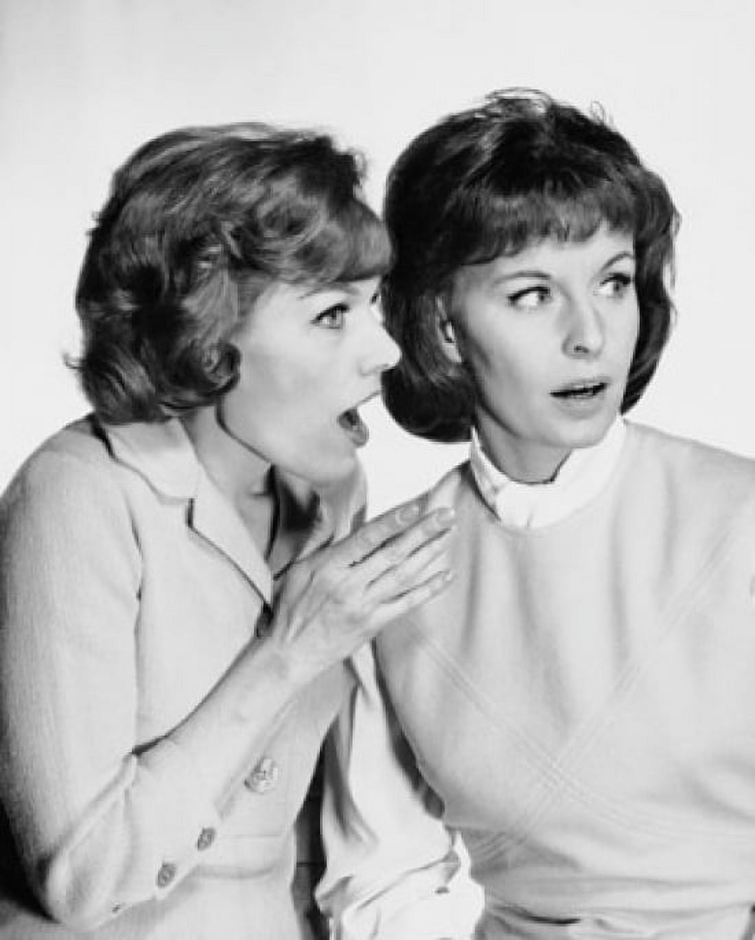 Young woman whispering to another young woman Canvas Art - (24 x 36)