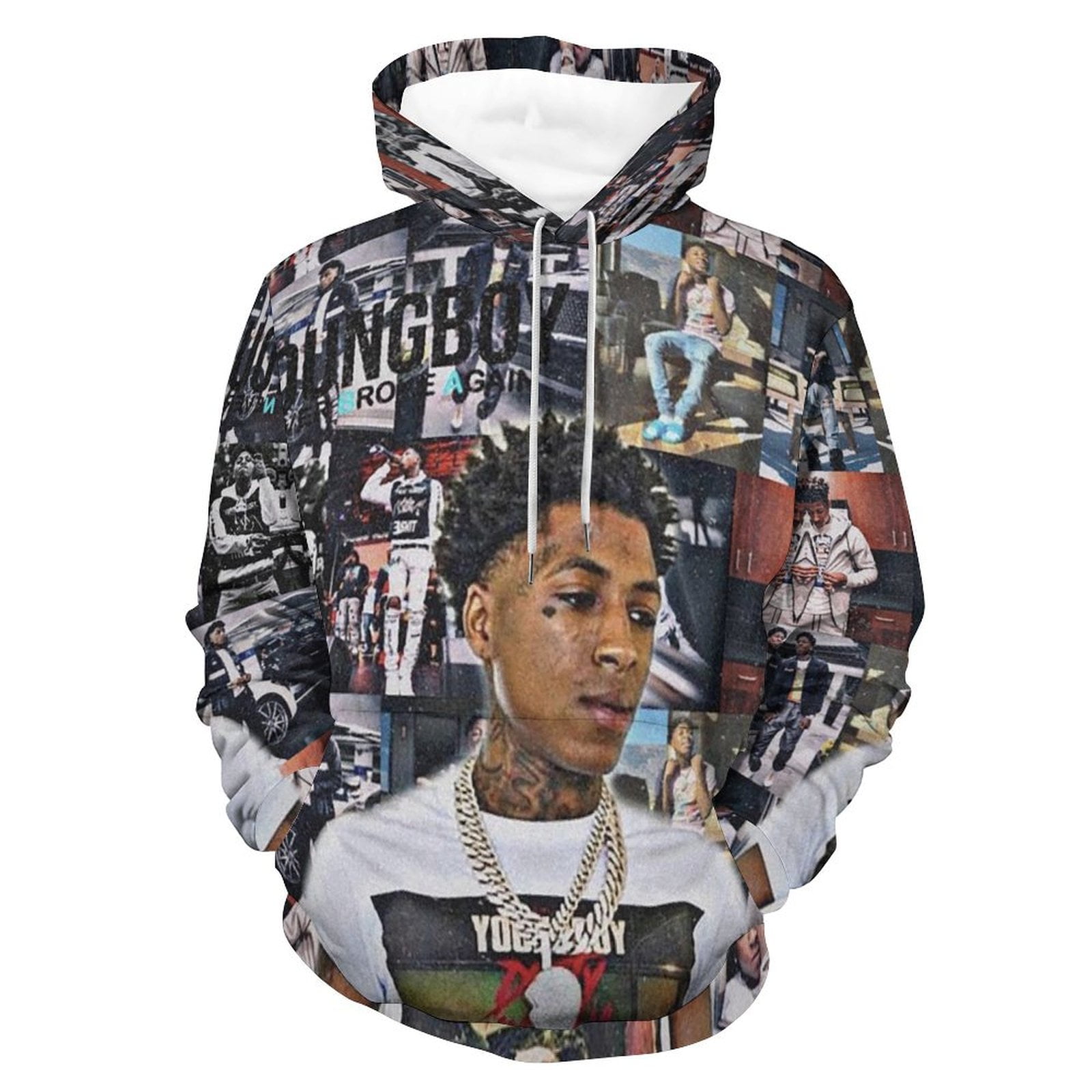 YoungBoy Never Broke Again Adult Hoodie Fashion Sweater for Men's And Women's,Unisex Pullover Hoodies