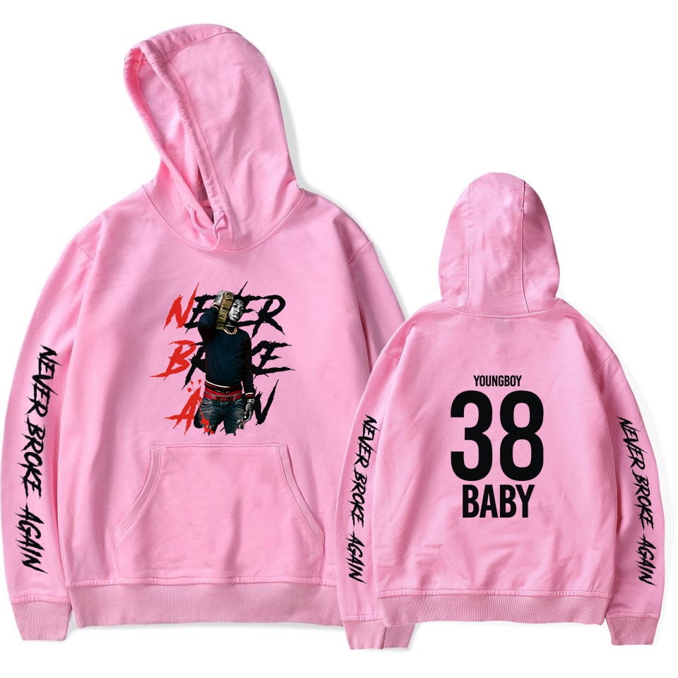 YoungBoy Never Broke Again Hoodie Man Woman Harajuku Streetwear American  Rapper HipHop Style - Walmart.com