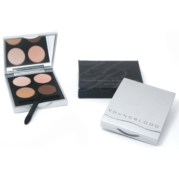 Youngblood Pressed Mineral Eyeshadow Quad, Cabana .14oz