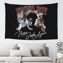 Youngboy Music Never Rapper Broke Again Tapestry Background Cloth Wall Hanging Curtain Wall Decor Bath Poster Beach Towel Decorative Cloth Wall Decor Tapestry Room Decoration