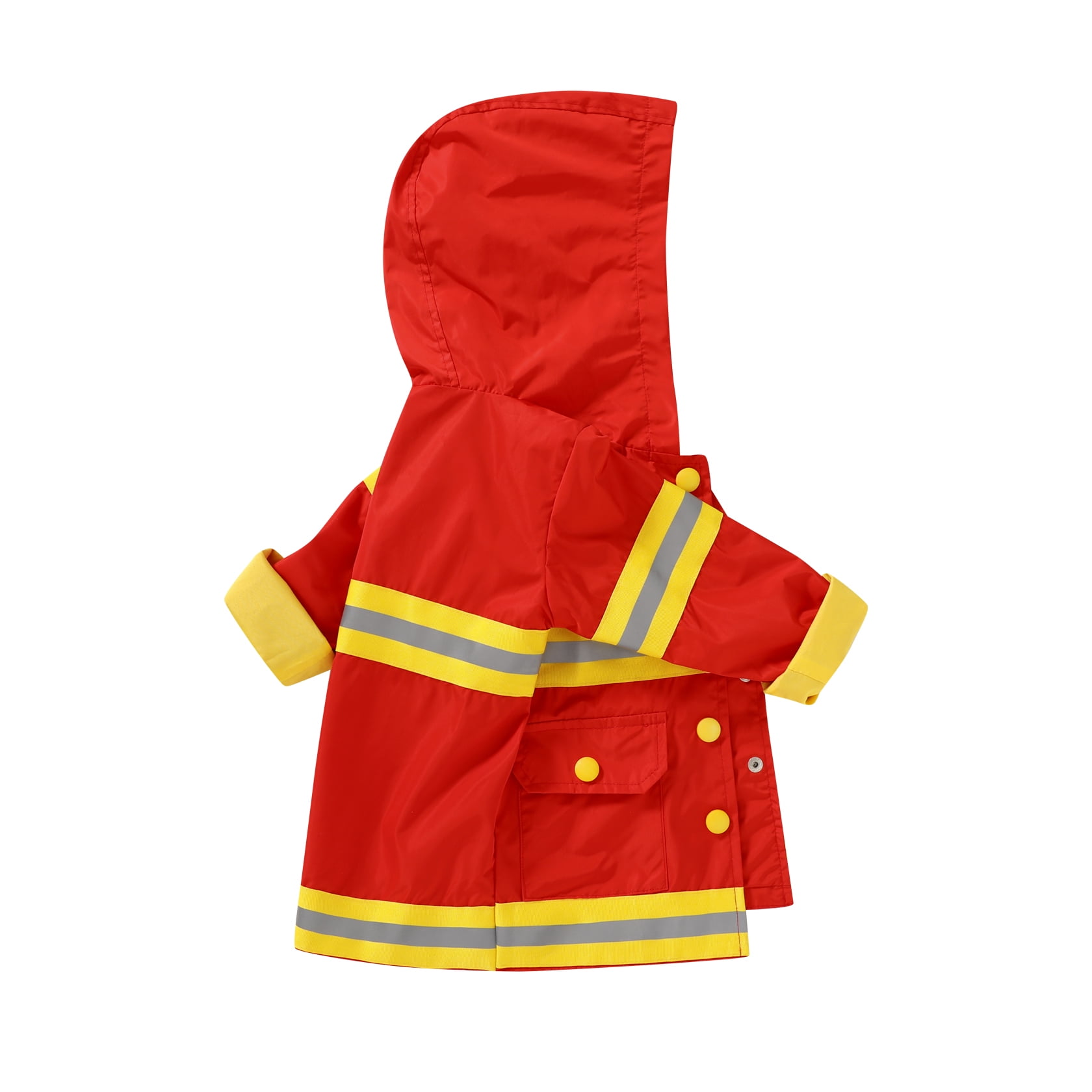 Younger Tree Baby Boy Girl Raincoat Kid Cute Cartoon Hoodie Zipper Rain Jacket Outfits for 12 24 Months