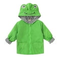 thumbnail image 1 of Younger Tree Baby Boy Girl Raincoat Kid Cute Cartoon Hoodie Zipper Rain Jacket Outfits for 2-3T, 1 of 7