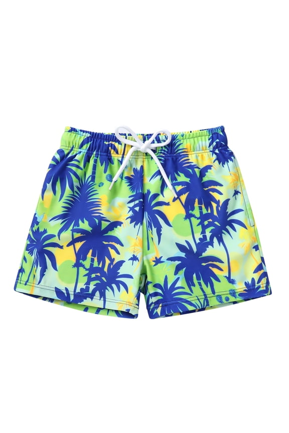 Baby Boy Swim Trunks Toddler Cute Cartoon Beach Bathing Shorts Swimsuit Swimwear for 2-3T