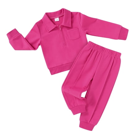 Younger Tree Baby Girl Boy Sweatshirt Sweatpants Set Fall Winter Long Sleeve Solid Color Sweatsuit Clothes Outfits for 2-3T price history and forecast - Younger Tree KD60122A3