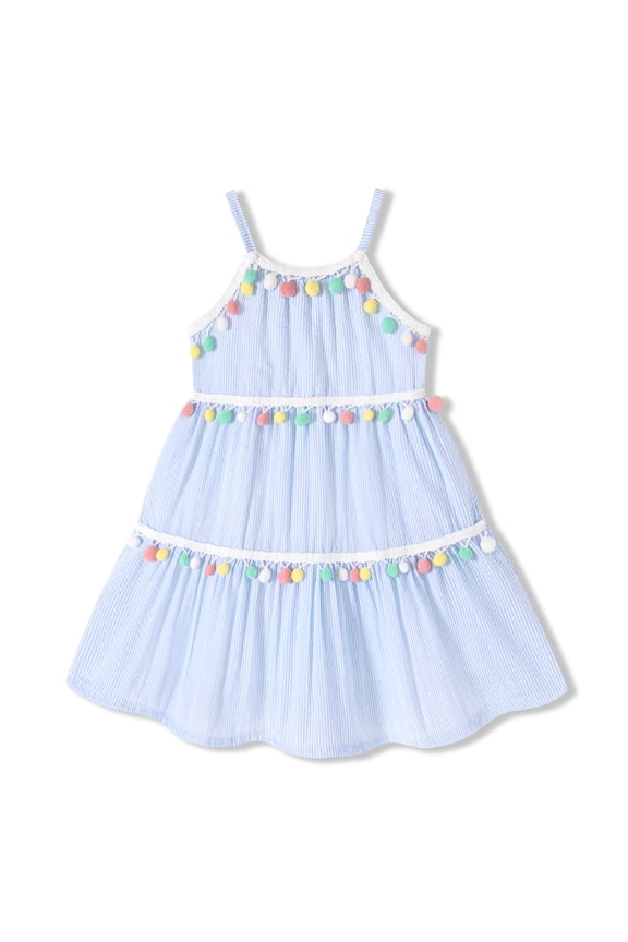 Baby Girl Dress Kid Summer Sleeveless Sling Princess Beach Dress Clothes for 2-3T