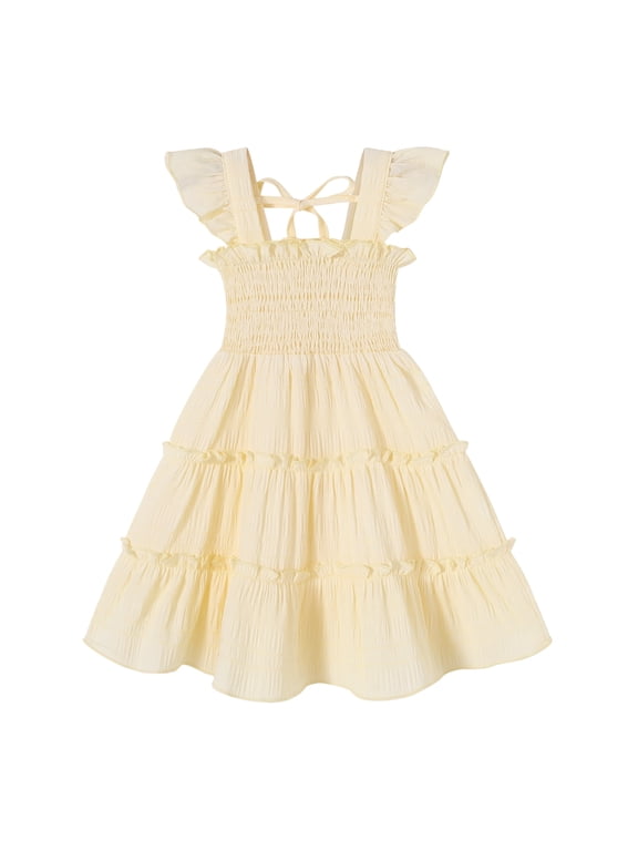 Baby Girl Dress Kid Summer Clothes Sleeveless Flower Beach Boho Princess Sundress for 2-3T