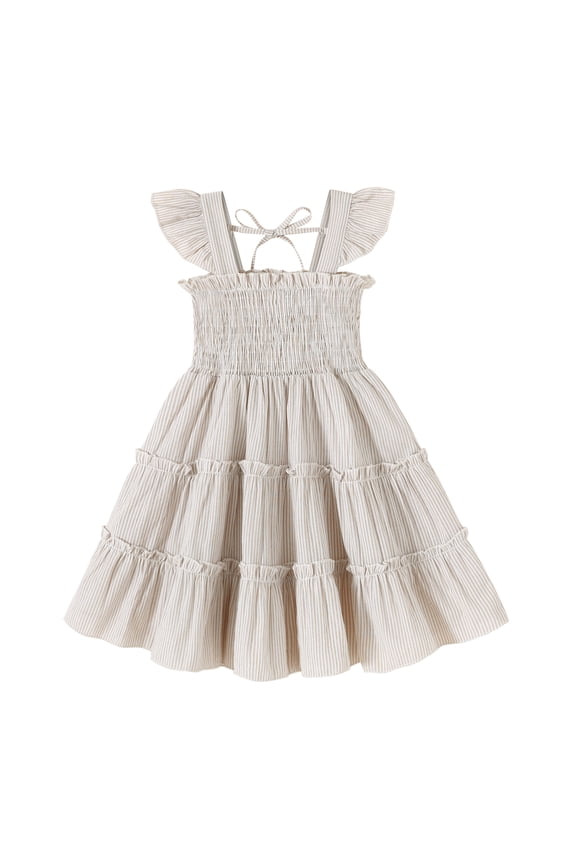 Baby Girl Dress Kid Summer Clothes Sleeveless Flower Beach Boho Princess Sundress for4-5T