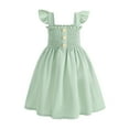 thumbnail image 1 of Younger Tree Baby Girl Dress Kid Summer Sleeveless Beach Casual A-line Sundress for 3-4T, 1 of 8