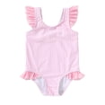 thumbnail image 1 of Younger Tree Baby Girl One Piece Swimsuit Toddler Sleeveless Beach Bikini Bathing Suit Swimwear for 3-6 Months, 1 of 8