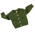 thumbnail image 1 of Younger Tree Baby Girl Sweater Fall Winter Solid Long Sleeve Button Knit Cardigan Clothes for 2-3T, 1 of 8
