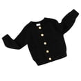 thumbnail image 1 of Younger Tree Baby Girl Sweater Fall Winter Solid Long Sleeve Button Knit Cardigan Clothes for 2-3T, 1 of 8