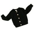thumbnail image 1 of Younger Tree Baby Girl Sweater Fall Winter Solid Long Sleeve Button Knit Cardigan Clothes for 6-12 Months, 1 of 8