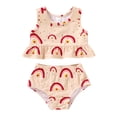 thumbnail image 1 of Younger Tree Baby Girls 2PCS Swimsuit Kid Summer Sleeveless Beach Bikini Swimwear Bathing Suit for 5-6 Years, 1 of 6
